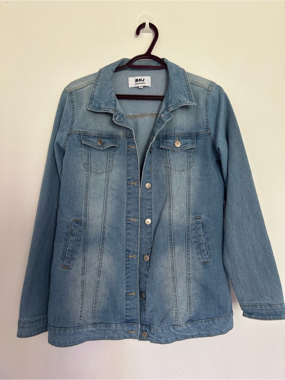 BHJ classic washed denim jacket – Size M